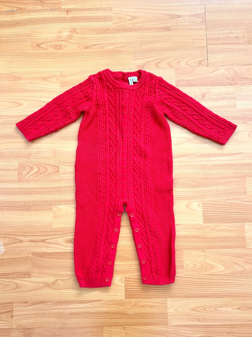 Janie and Jack Knitted Onesie Romper